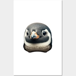 Penguin Obsessed Stare Posters and Art